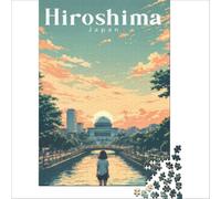 Dreaming of Hiroshima 1000-piece jigsaw puzzles | fun activity to enjoy with the family during the spring break at home without needing to go out to enjoy at home38x26cm