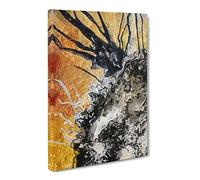 Dreaming Of Mercy In Abstract Modern Canvas Wall Art Print Ready to Hang, Framed Picture for Living Room Bedroom Home Office Décor, 24x16 Inch (60x40 cm)