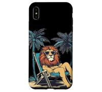 Dreaming of Paradise with this Vacationing Lion Case for iPhone XS Max