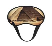 Dreaming of The Pyramids of Khufu Blackout Sleep Mask,Soft Polyester, Anti-Light, Stylish,Suitable for Men and Women,for Daily Work and Outdoor Travel.