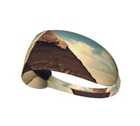 Dreaming of The Pyramids of Khufu Elastic Sports Headband, Unisex Headband, Wicks Moisture and Eliminates Excess Sweat, Suitable for Sports Such As Football, Running and Yoga, Etc.