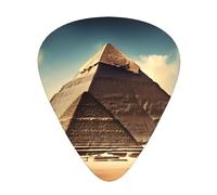 Dreaming of the Pyramids of Khufu Guitar picks, 12 pieces per pack, 3 different thicknesses, suitable for guitar, bass, ukulele and other instruments.