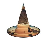 Dreaming of the Pyramids of Khufu Halloween Witch Hat 1 Comfortable And Durable Suitable For Party Role Play And Carnival