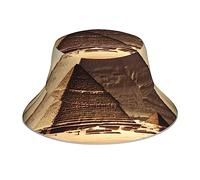 Dreaming of The Pyramids of Khufu Reflective Bucket Hat. Unisex with 360° Visibility for All Seasons. Perfect for Outdoor Activities. Black