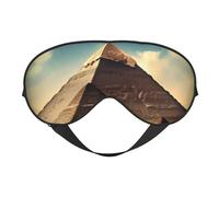 Dreaming of The Pyramids of Khufu Soft Eye Mask. Unisex, Comfortable and Breathable, Suitable for Daily Rest. Helps You Quickly Enter Deep Sleep.