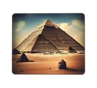 Dreaming of The Pyramids of Khufu Square Waterproof Non-Slip Rubber Base Mouse Mat for Office Laptop,Laptop Wireless Mouse Home Office Travel 7 X 8.6 in