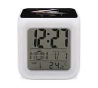 Dreaming Piano LED Digital Alarm Clock with Colorful Lights for Bedroom Office Home Kitchen Desktop