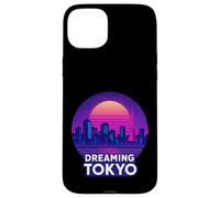 Dreaming Tokyo Vaporwave Skyline Case for iPhone 15 Plus