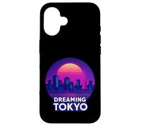 Dreaming Tokyo Vaporwave Skyline Case for iPhone 16
