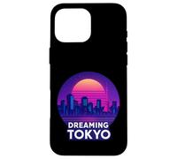 Dreaming Tokyo Vaporwave Skyline Case for iPhone 16 Pro Max