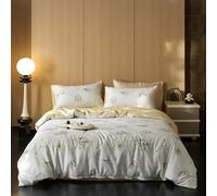 DREAMINGO Cooling Lyocell Duvet Cover Set -King Size, Smooth Breathable Comforter Cover for Girls Women, Luxury Silky Bedding Set for Hot Sleepers, Roman Mythological Constellations Cute Style