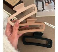 DREAMISH HAIR ACCESSORIES Extra Large Claw Clips Xl Jumbo Barrattes Clutchers clips, Big Claw Clips for Long Thick/Thin Curly Hair, for Women and Girls(Pk of 3 Any Colors) N1