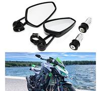 DREAMIZER 7/8" 22mm Motorcycle Bar End Mirrors, Motorcycle Rearview Mirrors Replacement for Z1000 ER6N ER6F MT01 MT03 FZ6 GSF1250 GSF600 Monster M696