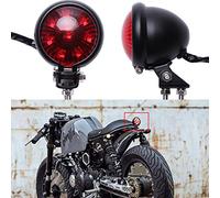 DREAMIZER 8 LED Motorcycle Tail Light Red Running Stop Brake Lamp for Street Bike Chopper Bobber Cafe Racer Cruiser CB1300 883 iron