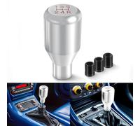 DREAMIZER Car Gear Shift Knob, Universal 5 Speed Gear Knob, Manual Gear Stick Knob, Metal Gear Shift Knob Lever Stick Shift Cover with 3 Adapters 8mm 10mm 12mm for Manual Automotive Vehicles