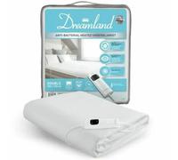 Dreamland Antibacterial Fleecy Fitted Double Electric Heated Underblanket: 16818