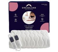 Dreamland Cosy Dreamer Electric Blanket - Heated Underblanket with Italian Cotton, Intelliheat Technology, 6 Heat Settings, Overheat Protection & Machine Washable, 160 x 152cm - King Size