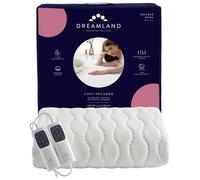 Dreamland Cosy Dreamer Electric Blanket - Heated Underblanket with Italian Cotton, Intelliheat Technology, 6 Heat Settings, Overheat Protection & Machine Washable, Timer, 150 x 137cm - Double Size