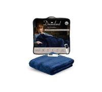 Dreamland navy One Size 'Hurry Home' Deluxe Velvet Warming Navy Throw 160x120cm