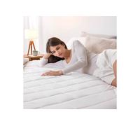 Dreamland Electric Mattress Protector Double In White White