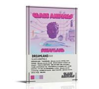 Dreamland (Glass Animals Album) Painting Art Poster Canvas Art Wall Decoration Home Bedroom Aesthetics Painter Living Deco Strong Wall Painting Room DecoratedFrame-style12x18inch(30x45cm)