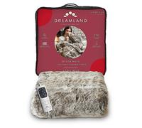 Relaxwell 16710 Deluxe Alaskan Husky Faux Fur Heated Throw