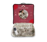 Relaxwell 16710 Deluxe Alaskan Husky Faux Fur Heated Throw