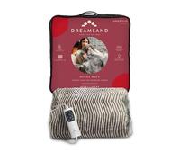 Dreamland Hygge Days Electric Blanket - Heated throw - Zebra, Luxury Faux Fur, 5-minute Fast heat up, 6 temperature settings, 1/3/9-hour auto timer, Electric throw, Machine Washable, 160x120cm