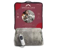 Dreamland Deluxe Zebra Faux Fur Electric Heated Throw