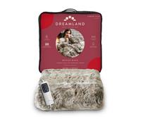 Relaxwell 16710 Deluxe Alaskan Husky Faux Fur Heated Throw