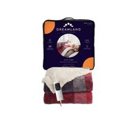Dreamland Intelliheat Check Sherpa Over Blanket Multi One Size