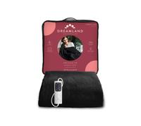 Dreamland Intelliheat Luxury Heated Throw - Black In True Black True Black Large
