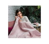 Dreamland Intelliheat Soft Pink Throw Pink