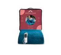 Dreamland Intelliheat Teal Throw Teal One Size