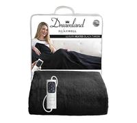 Dreamland Luxury Heated Throw - Black Grey