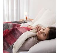 Dreamland Intelliheat Luxury Tartan Velvet Overblanket