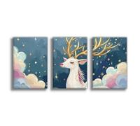 Dreamland Parade Deer Canvas Poster Wall Art Decor Print Picture Paintings for Living Room Bedroom Decoration 12x18inch(30x45cm)