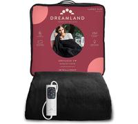 Dreamland Snuggle Up Electric Throw, Black, 160x120cm
