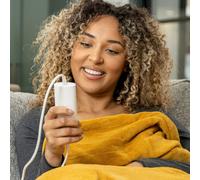 Dreamland Snuggle Up Large Warming Throw Navy