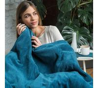 Dreamland Snuggle Up Heated Throw Electric Blanket - Teal - 120cm x 160cm