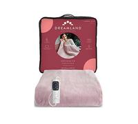 Dreamland Intelliheat Luxury Heated Pink Throw