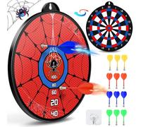 Dreamlandia Kids Dart Board Set, Spider Toys for 3-12 Year Old Boy Gifts Man Toys Magnetic Dart Board for Kids Toys Teenage Boy Gifts for 3-9 Year Old Boys Toys Age 3 4 5 6 7 8 9