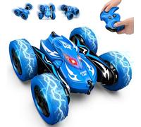 Dreamlandia Remote Control Cars, 360 Flips LED RC Car with LED Headlights Boys Toys Age 3-9, 2.4 GHz Stunt Car Kids Toys for 3-8 Year Old Boys, Birthday Presents Gifts for 4-9 Year Old Boy