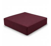 DREAMLAYER 1, 2 & 3 Seater Replacement Rattan Cushion Pads - Fits California Style Outdoor Furniture, Water Resistant Patio Sofa Cushions for Garden & Conservatory (Burgundy, 55x60X10cm)