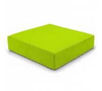 DREAMLAYER 1, 2 & 3 Seater Replacement Rattan Cushion Pads - Fits California Style Outdoor Furniture, Water Resistant Patio Sofa Cushions for Garden & Conservatory (Lime Green, 55x60X10cm)