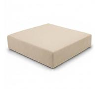 DREAMLAYER 1, 2 & 3 Seater Replacement Rattan Cushion Pads - Fits California Style Outdoor Furniture, Water Resistant Patio Sofa Cushions for Garden & Conservatory (Cream, 70x70x10cm)