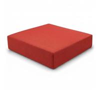 DREAMLAYER 1, 2 & 3 Seater Replacement Rattan Cushion Pads - Fits California Style Outdoor Furniture, Water Resistant Patio Sofa Cushions for Garden & Conservatory (Red, 60x60x10cm)