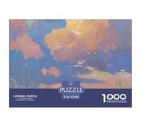 Dreamlike Colorful Clouds 1000 Piece Jigsaw Puzzle for Adults Paper Puzzle Tranquil Landscape Art Family Relaxing Gift Focus Decor 52x38cm/1000pcs 52x38cm/1000pcs