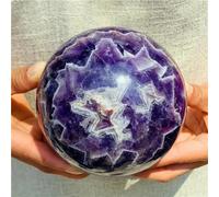Dreamlike Purple Crystal Ball Sphere Ornaments (Size : 1500-1800g) Gemstone Stone