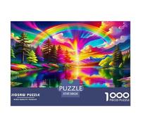 Dreamlike Scenery 1000 Piece Nature Jigsaw Puzzles for Adults And Kids Challenging Puzzle Games 1000 Pieces Beautiful Decoration Puzzle for Women, Gifts for Men 38x26cm/1000pcs